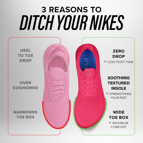 athletic shoes, running shoes, sneakers, sports shoes, workout shoes, training shoes, fitness shoes, product launch, modern typography, bold, pink, neutral
